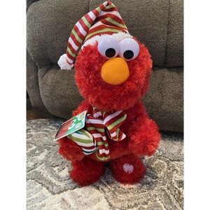 New Christmas Elmo Animated Singing Dancing Plush 2020 Shuffler Sesame Street